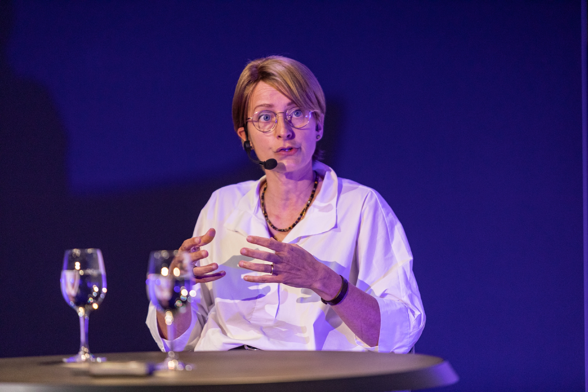 Liesbeth Reekmans op het event van de Derde Long 