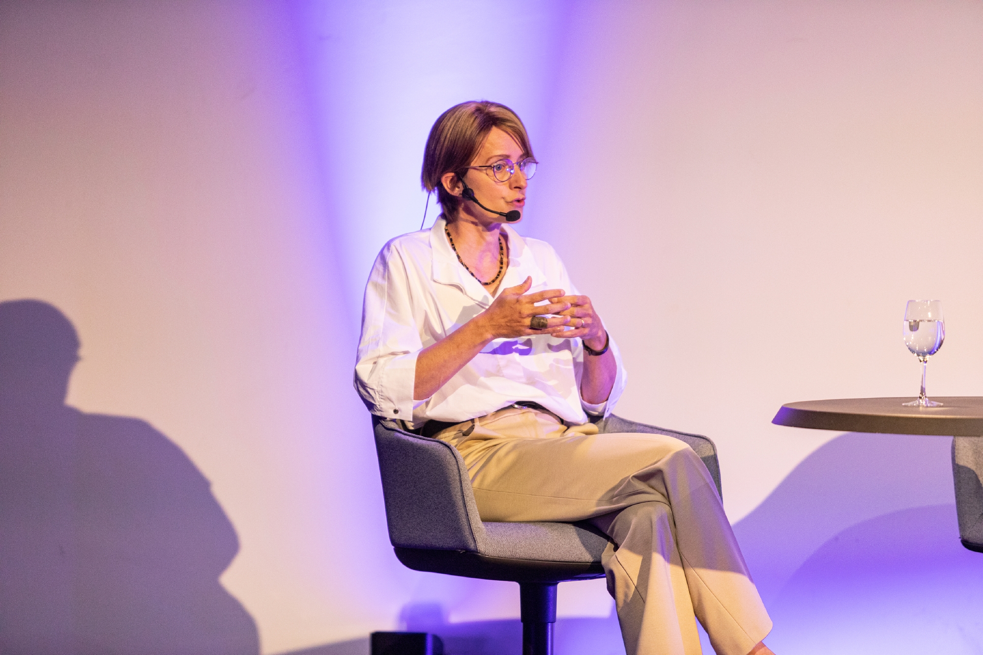 Liesbeth Reekmans op het event van de Derde Long 